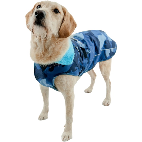2026 Dryrobe Dog Coat V3DRDC - Blue / Camo